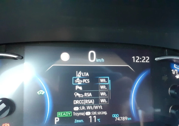 Toyota RAV4 cena 149800 przebieg: 74000, rok produkcji 2020 z Sierpc małe 497